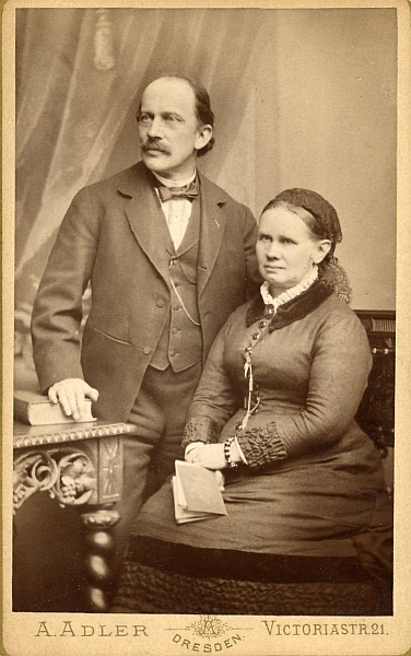Walthers Eltern Julius Zenker und Agnes Zenker geb. Chalybäus