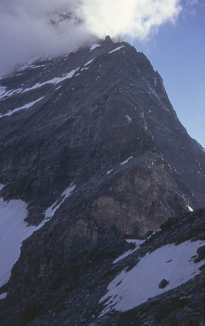 The lower part of the Hoernligrat.