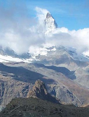 Riffelhorn and Matterhorn.
