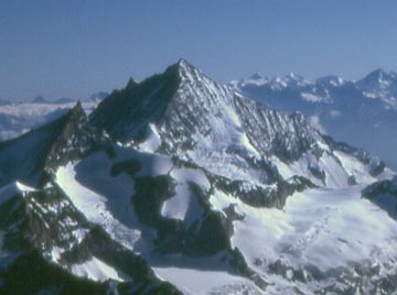 Zinalrothorn and Weisshorn.