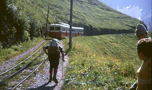 Mont Blanc railway.