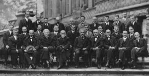 The participants of the Solvay conference in 1927. Solvay conference 1927.