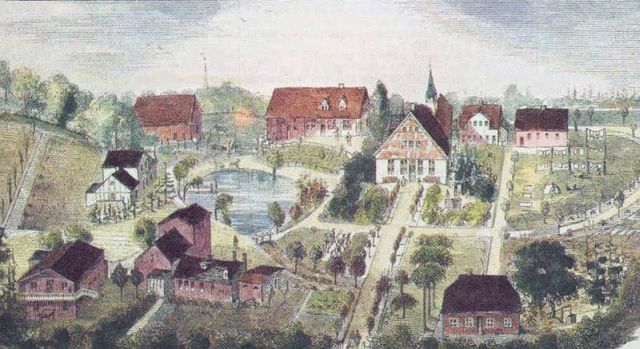 Das Rauhe Haus um 1850