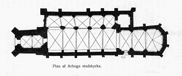 Plan af Arboga stadskyrka