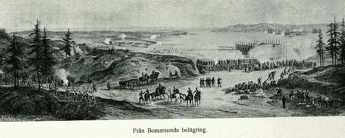 Från Bomarsunds belägring.