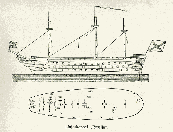 Linjeskeppet Rossija.