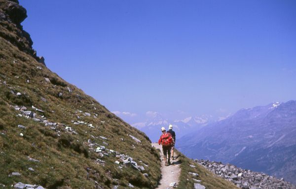 Saas Fee h&ouml;henweg.