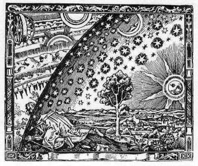 Woodcut from Flammarion. 
