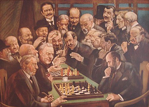 Painting at Schacksalongerna, Stockholm.